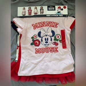 NWT Minnie Mouse Shirts Size 6